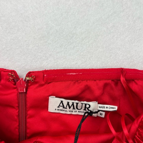 AMUR Matilda Color Block Strapless Bustier Size 10 NWT $348 - Picture 6 of 8